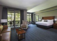 The Lodge at Ballantyne, Charlotte North Carolina King Hotel Room with Balcony | Meeting Retreat, Wedding Venue